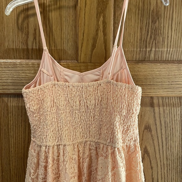 Altar’d State, Peach, Lace Dress with adjustable straps - Picture 4 of 7